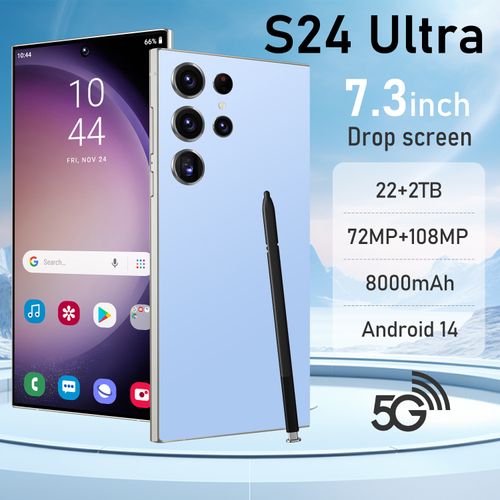 S24 Ultra quad-core 4g7.3 grande tela 20 megapixel 3+64 telefone com caneta embutida