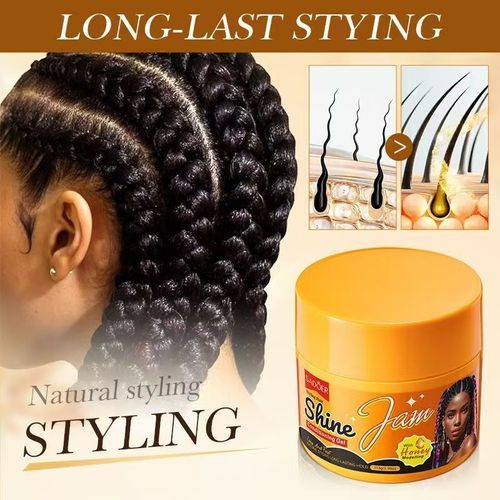 （Tranças especiais para） Gel de tratamento de frutas e frutos para modelar suave e refrescante rápido seco cabelo esmagado acabamento suavizar o frizz