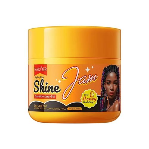 （Tranças especiais para） Gel de tratamento de frutas e frutos para modelar suave e refrescante rápido seco cabelo esmagado acabamento suavizar o frizz