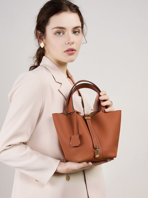 Saco de balde exterior saco de esportes bolsa de couro mulheres saco de esportes 18cm 22cm