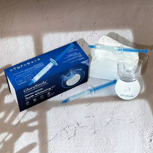 Kit de branqueamento de dentes de logotipo privado para uso profissional dental 5 led máquina de branqueamento de dentes 10 minutos