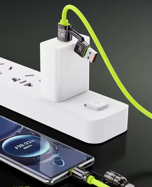 WEKOME 2025 Novo Design 4 em 1 Cabo de Dados Tipo-C Silicone USB C 65w Carregamento Rápido Celular Liga de Zinco Carregamento Múltiplo