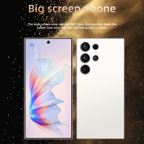 Original S25 Ultra 5G Dual Sim Smartphone 8GB + 256 com HD LED Display LTE Compatibilidade celular 3G e 4G Função
