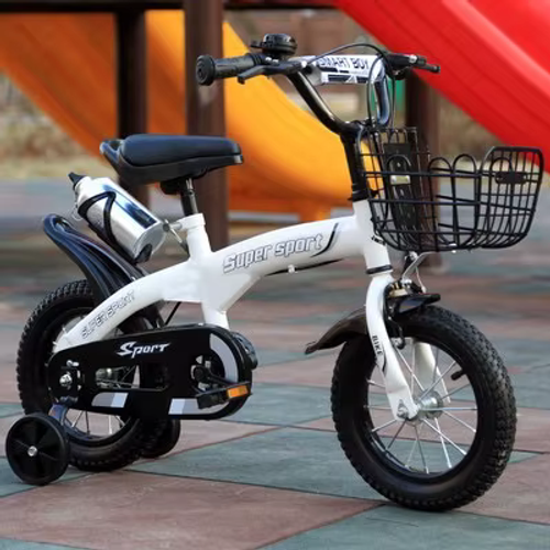 Bicicleta de ciclismo desportiva com pneu de borracha para crianças, segura e fácil de virar