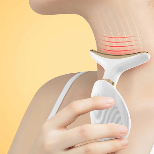 Máquina facial Equipamento de beleza doméstica Massajador facial anti-envelhecimento Rejuvenescimento da pele Vibrador para duplo queixo fino