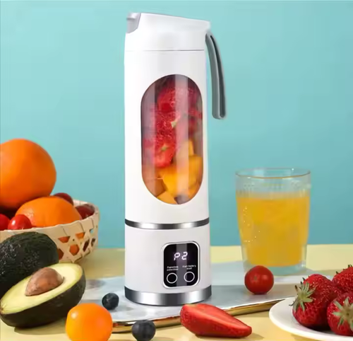 Suco fresco recarregável USB tipo C para coqueteleira e mini liquidificador pessoal, copo, liquidificador portátil