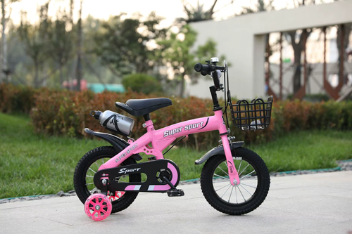 Bicicleta de ciclismo desportiva com pneu de borracha para crianças, segura e fácil de virar