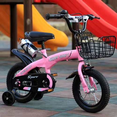 Bicicleta de ciclismo desportiva com pneu de borracha para crianças, segura e fácil de virar