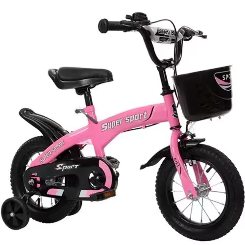 Bicicleta de ciclismo desportiva com pneu de borracha para crianças, segura e fácil de virar