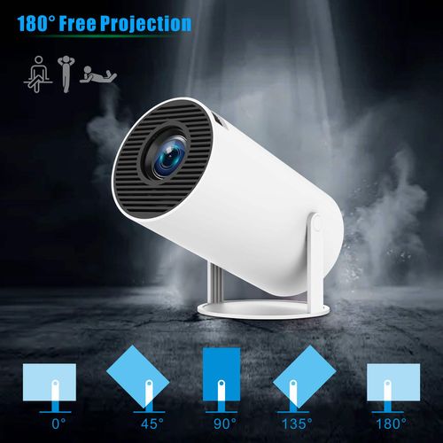 New Portable Projector HY300 Pro Office Home Smart Portable Outdoor Android 11 Proyector Pocket Mini Projector