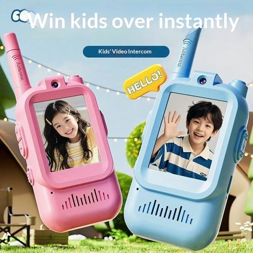 Creative Kids Video Walkie Talkie Two-Way 1500ft Range Cool Voice Effects