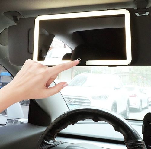 Car vanity mirror