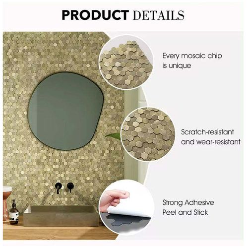 Metal wall sticker