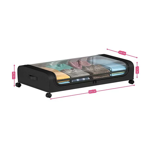 Large Capacity Under Bed Storage with Wheels & Lid
