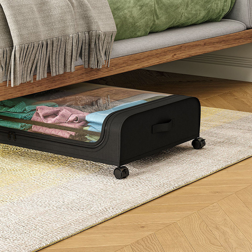 Large Capacity Under Bed Storage with Wheels & Lid