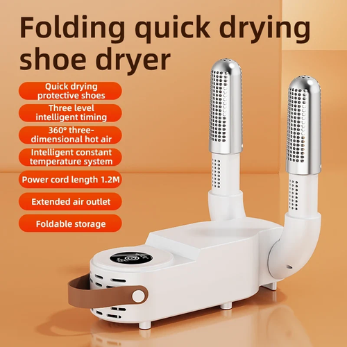 Foldable Electric Shoe & Boot Dryer – Fast Drying & Deodorizing