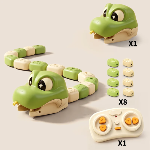 🐍2.4G Wireless Remote Control Magnetic Snake Battle Game-USB Rechargeable RC Game with Long Battery Life