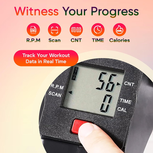 Mini Cycle Pedal Exerciser with Adjustable Resistance & Digital Display – Home Exercise Bike for Legs & Arms