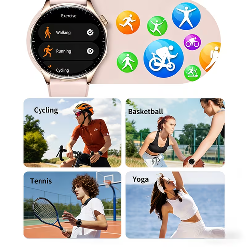 2-in-1 Smartwatch with TWS Earphones, Supporting Wireless Calls, 100+ Sports Modes, Running and Fitness Tracking, Compatible with IOS and Android