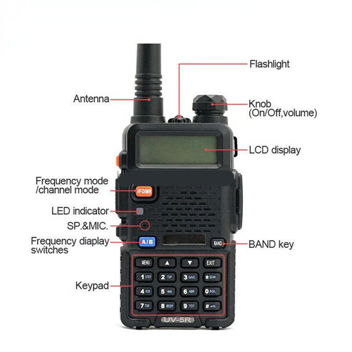 🔥Hot Sale 50% Off🔥📡 UV-5R Ham Radio Long Range UV5R Two Way Radio Dual Band Walkie