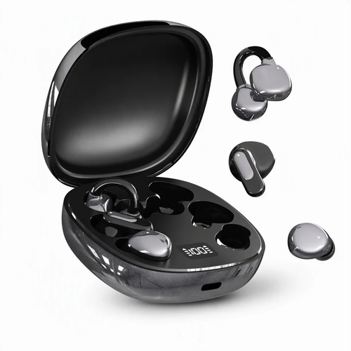🎧 3-in-1 Bluetooth Earbuds: Sports Clip & Sleep Buds, Stable Fit, Comfortable, Long Battery