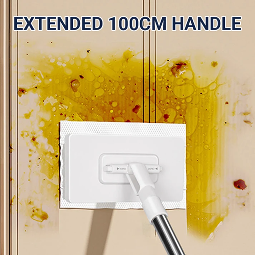 💧Disposable Dust Mop with 4 Reusable Cloths✨ Lightweight Floor Dusting Mop For Hardwood Tile Floors