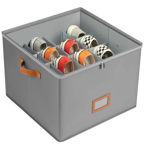 Fabric Shoe Organizer Storage Box – Foldable Design, Large Capacity
