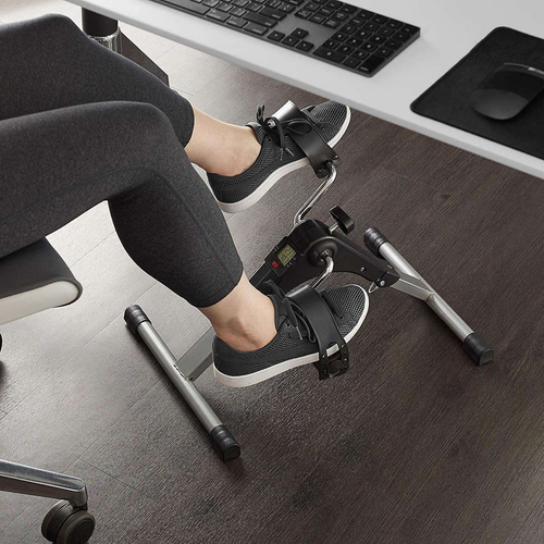 Mini Cycle Pedal Exerciser with Adjustable Resistance & Digital Display – Home Exercise Bike for Legs & Arms