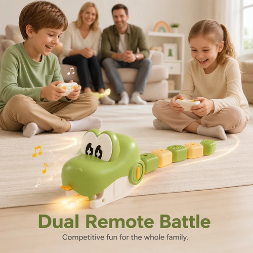 🐍2.4G Wireless Remote Control Magnetic Snake Battle Game-USB Rechargeable RC Game with Long Battery Life