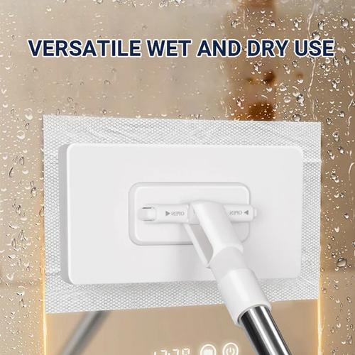 💧Disposable Dust Mop with 4 Reusable Cloths✨ Lightweight Floor Dusting Mop For Hardwood Tile Floors