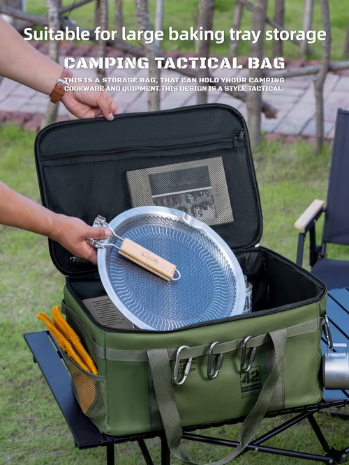 42L Large Capacity Outdoor Tactical Storage Bag for Camping and Picnics