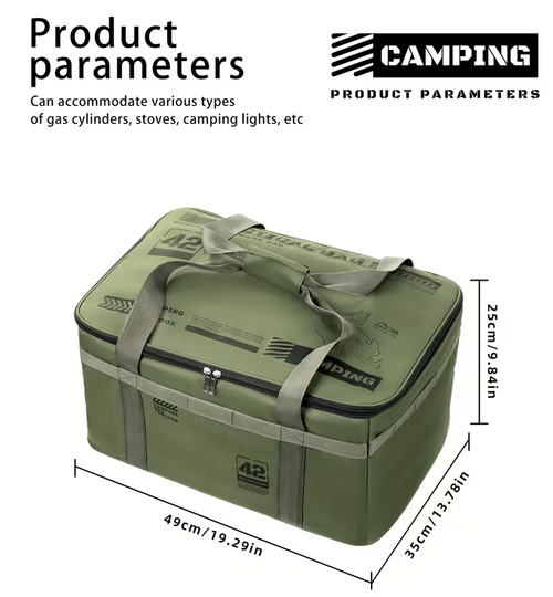 42L Large Capacity Outdoor Tactical Storage Bag for Camping and Picnics