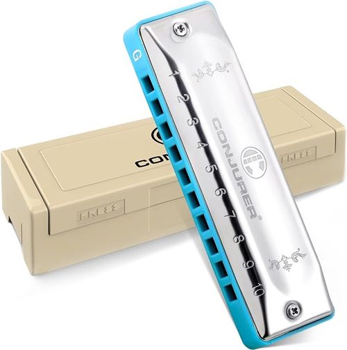Blues Harmonica | 10-Hole Diatonic in C | Masterfully Crafted for Soulful Melodies