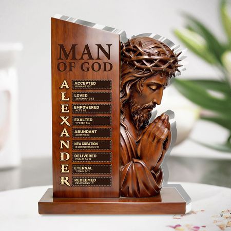Be Still And Know That I Am God | Personalized Custom Shaped Acrylic Plaque