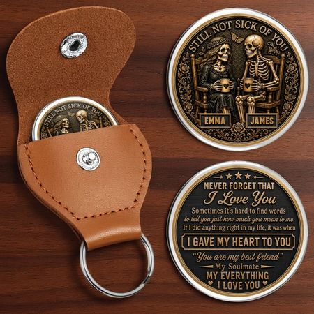 Custom Skeleton Pocket Hug - Personalized Anniversary Wedding Gifts For Husband And Wife, Him And Her - Forever Yours Forever Mine