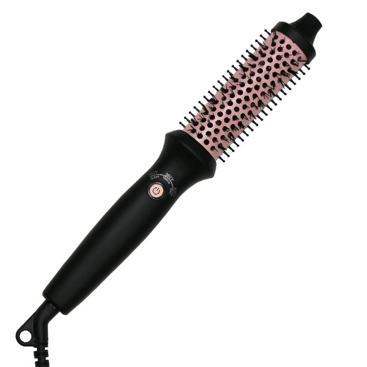 55°C Escova de secador de cabelo profissional com design anti-escaldante - Ferramenta de secagem e modelação rápida, cerdas de nylon, ideal para cabelos húmidos ou secos