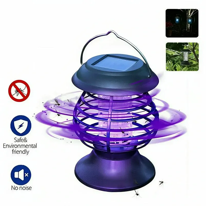 Lâmpada Solar Exterior para Matar Mosquitos - Pagamento na Entrega em Luanda