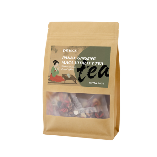 pmoox Herbal Energy Tea Provides a rich source of nutrients to rejuvenate and revitalize the spirit.