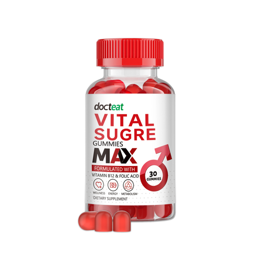 Docteat Men's Care Gummies Men's Replenish Energy Boost Boost Male Vitality 30 Capsules