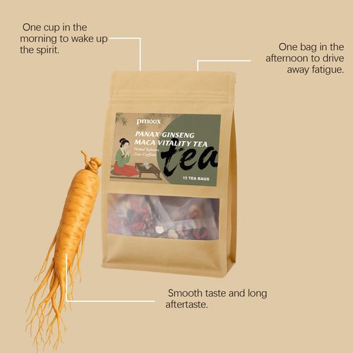 pmoox Herbal Energy Tea Provides a rich source of nutrients to rejuvenate and revitalize the spirit.