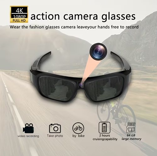 4K high-definition camera glasses