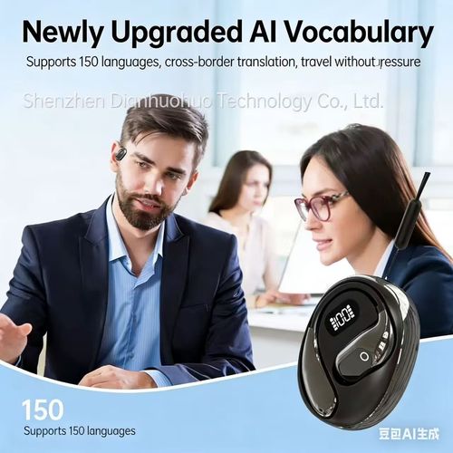 MS190 Translation Earbuds, Supports Real-Time Translation in 156 Languages With APP, Bluetooth 5.3 Earphones