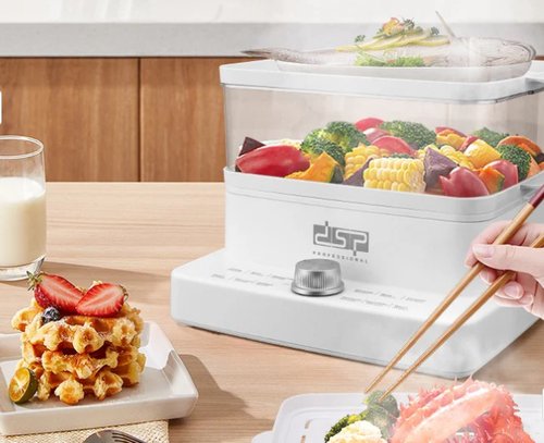 Large-Capacity 3-Tier Electric Food Steamer