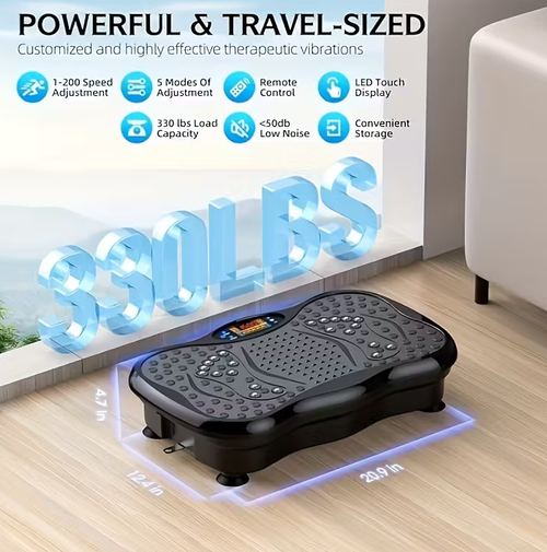 Full-body exercise vibration board