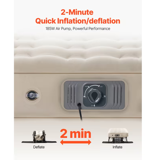 Foldable air mattress