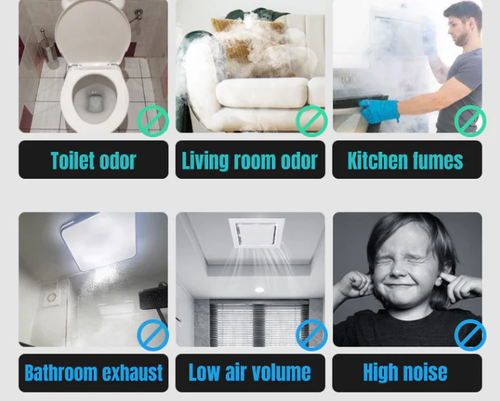 Low Noise Exhaust Ventilation Fan