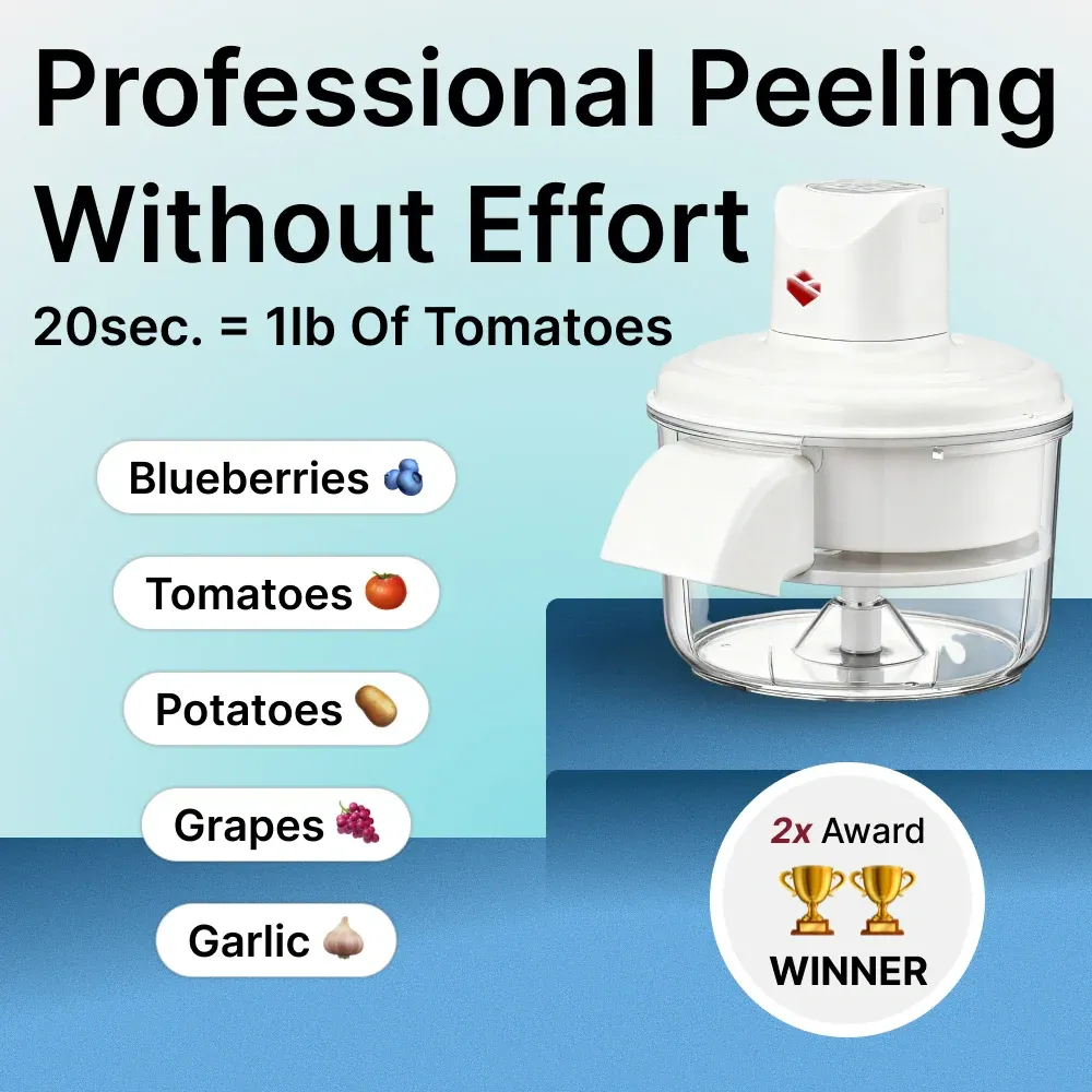 Electric fruit and vegetable peeler