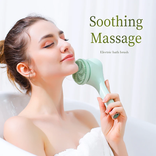 6-in-1 Electric Silicone Bath Brush