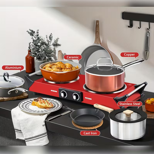 Double Burner Electric Stove