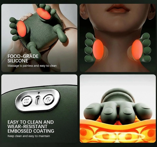 🎁3D Shiatsu Neck Massager + Heat 🔥